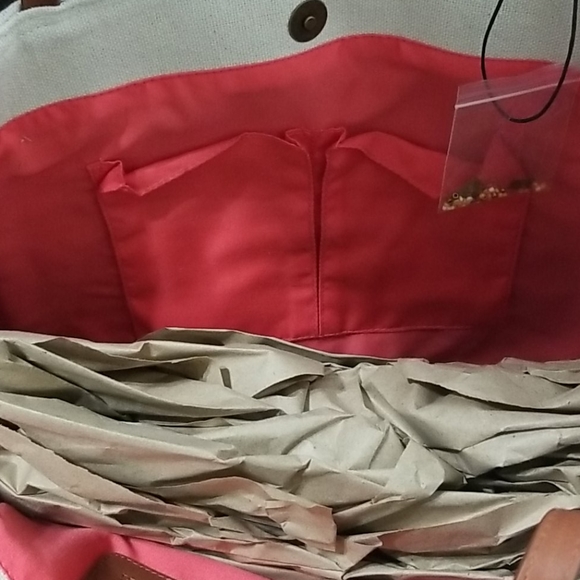 Steve Madden Coral/Multi Colored Tote Bag - Picture 6 of 6